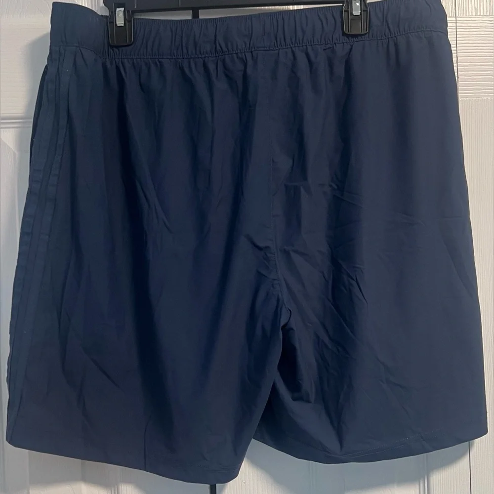 Adidas Men's Navy Blue Athletic Shorts
